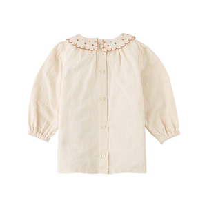 Блуза с длинным рукавом Gingersnaps "Baby Mabel Eggnog", светло-желтая